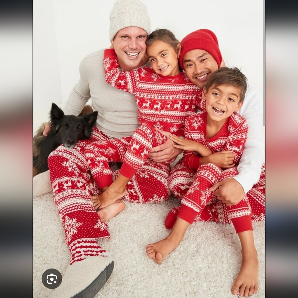 Old Navy Holiday Thermal Fair Isle Pajama Set